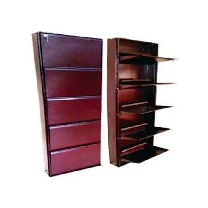 5 Door Wall Mounted Metal Shoe Rack 26\